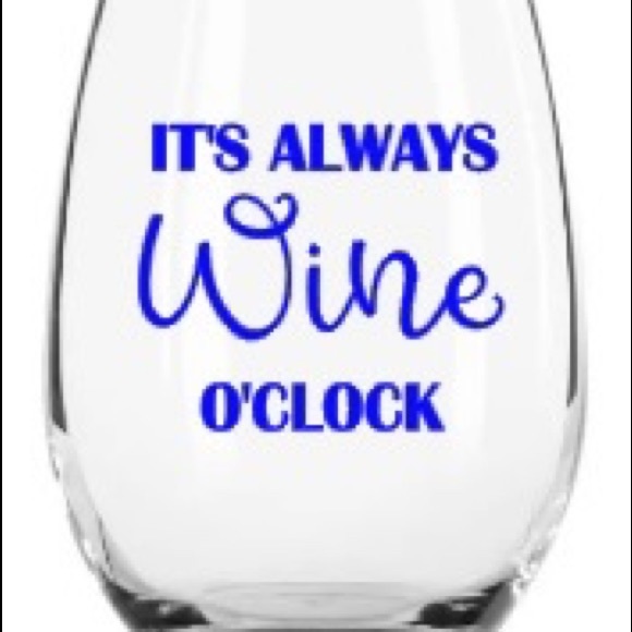 NWT Personalized Wine Glasses - Picture 2 of 2